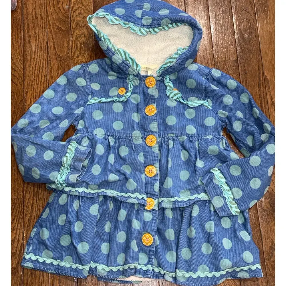 Matilda Jane Once Upon a Time Days of Yore Polka Dot Jacket Girls Size 8